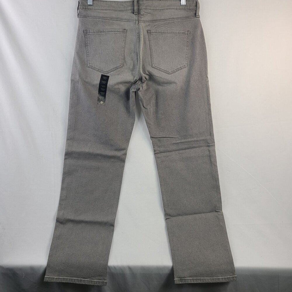 True Classic Men's Grey Denim Jeans Straight Fit 34x32 Comfortable Cotton Blend - Picture 5 of 6